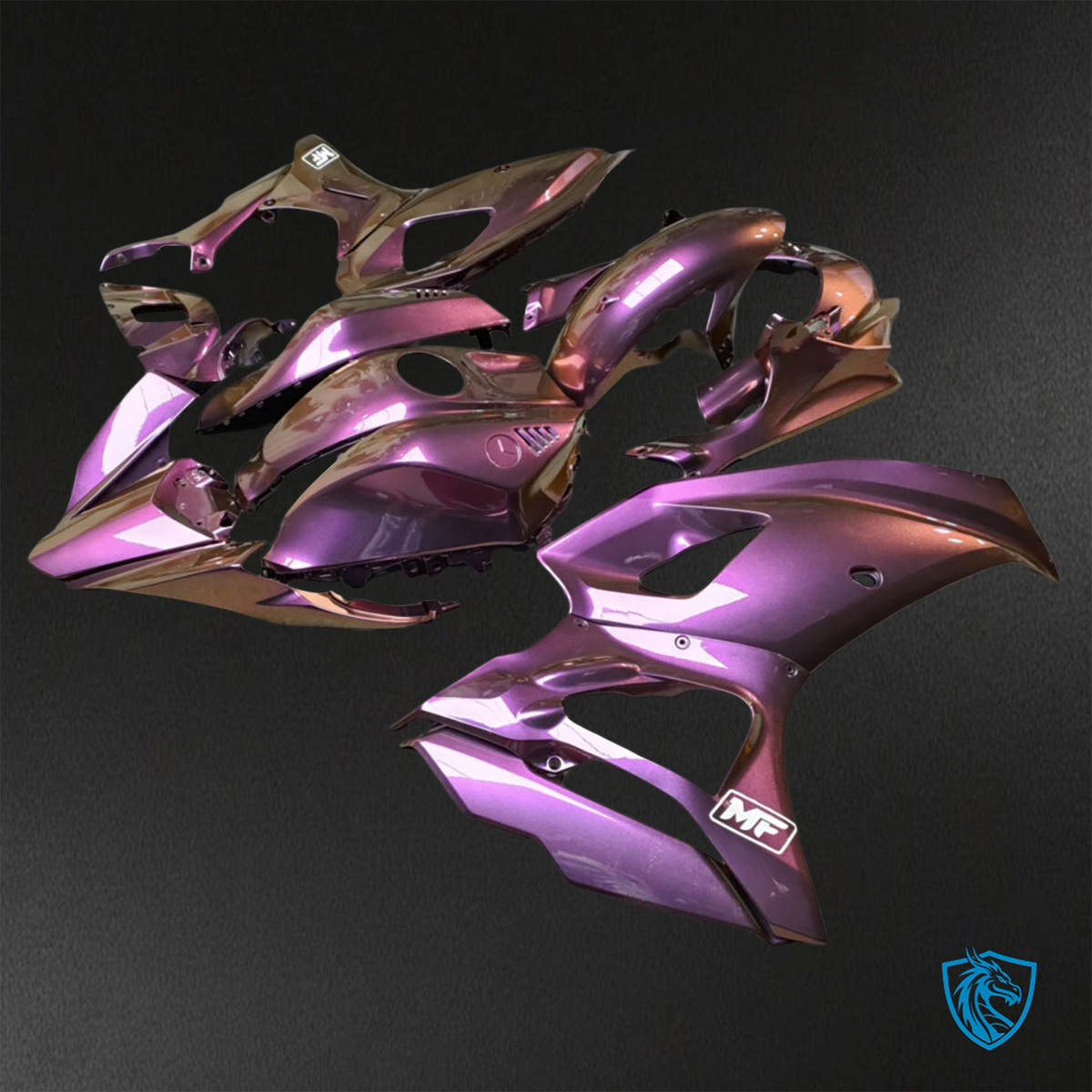 Yamaha R7 (2021-2025) Gloss Purple Chameleon - Replacement Motorcycle Fairings Kit