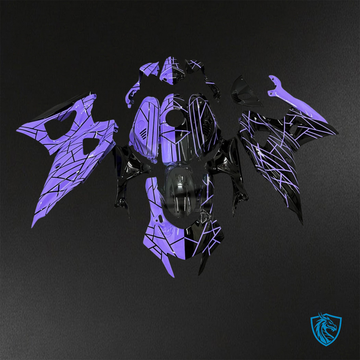 Yamaha R7 (2021-2025) Gloss Purple & Black - Replacement Motorcycle Fairings Kit