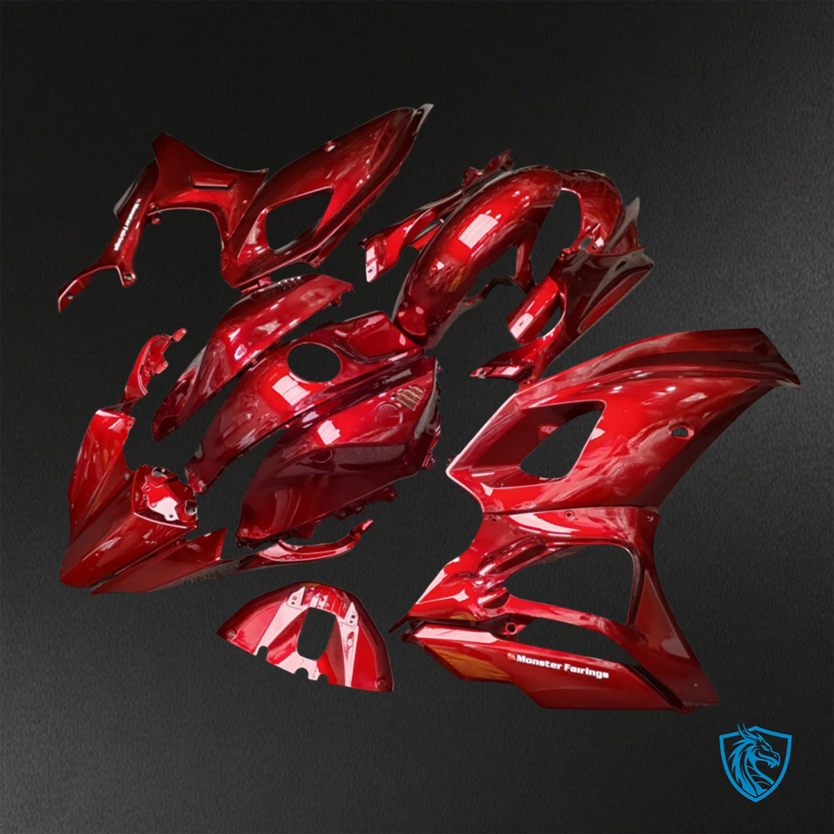 Yamaha R7 (2021-2025) Gloss Red - Custom ABS Fairing Kit