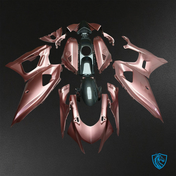 Yamaha R7 (2021-2025) Gloss Rose Gold Carbon Fiber ABS Bodywork - Fairings Kit