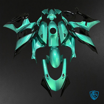 Yamaha R7 (2021-2025) Gloss Teal & Black - Replacement Motorcycle Fairings Kit