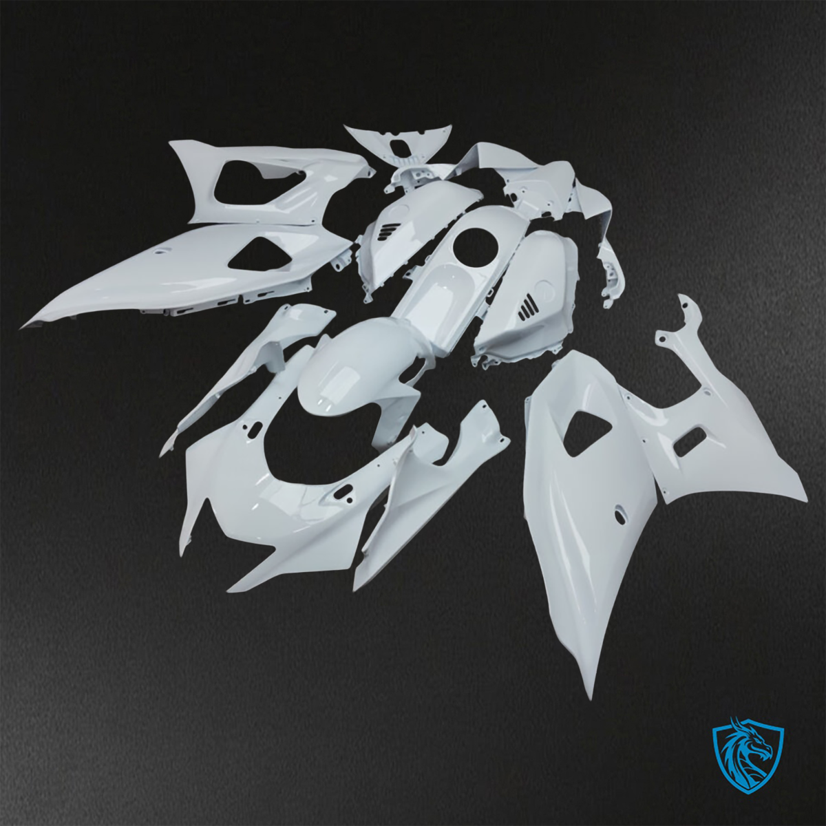 Yamaha R7 (2021-2025) Gloss White - Custom ABS Fairing Kit