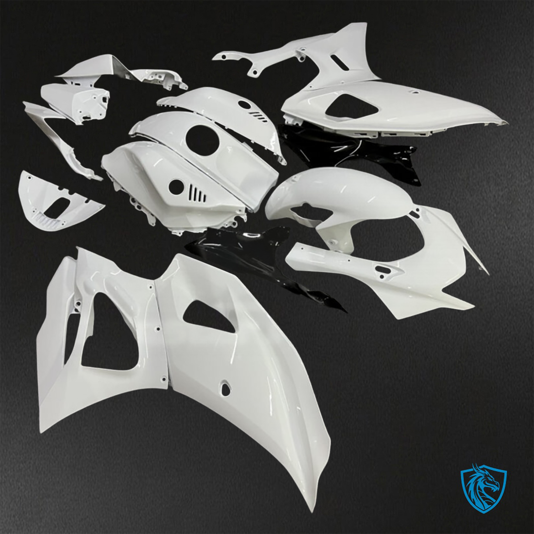 Yamaha R7 (2021-2025) Gloss White & Black ABS Bodywork - Fairings Kit