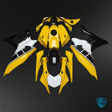 Yamaha R7 (2021-2025) Gloss Yellow, Black & White - Replacement Motorcycle Fairings Kit
