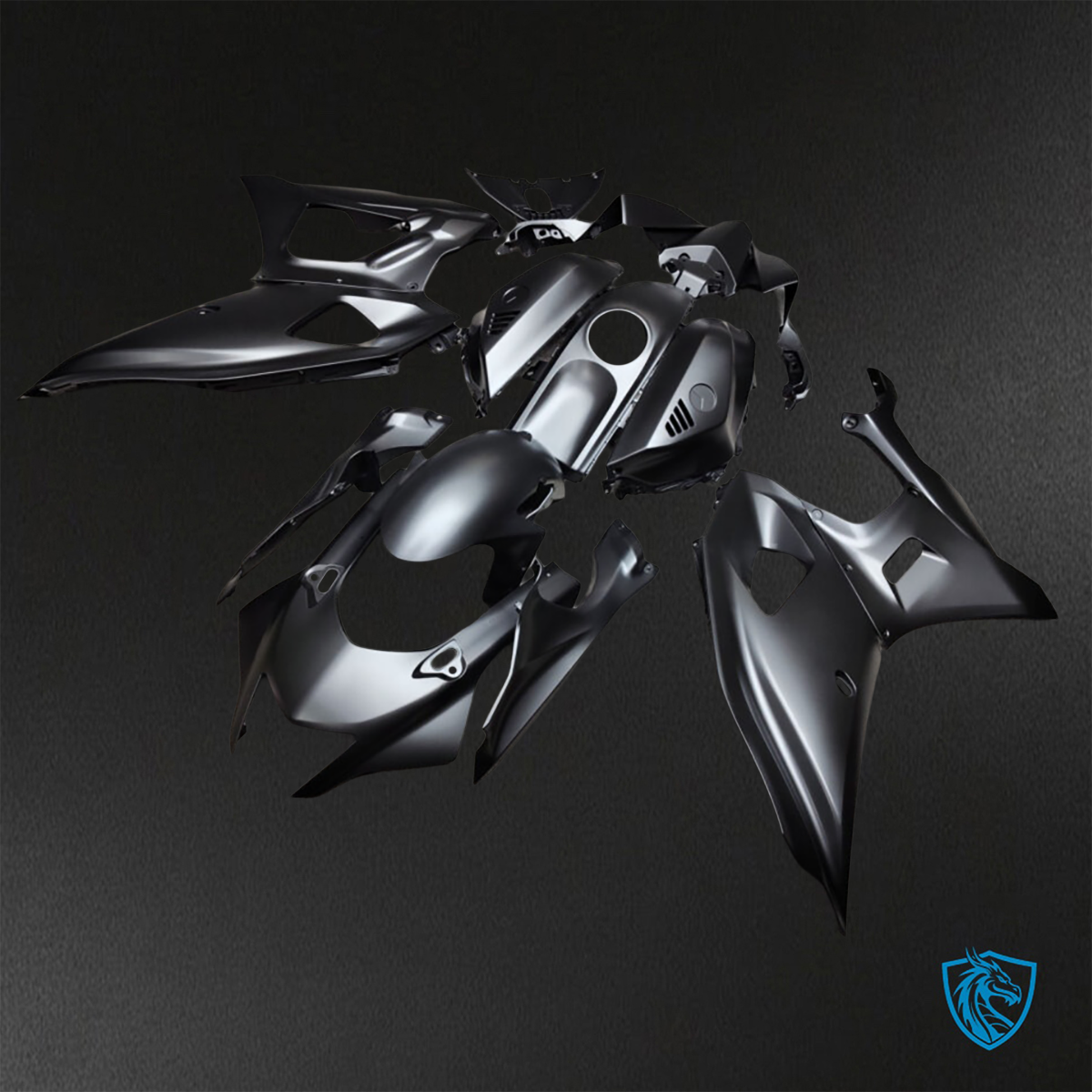 Yamaha R7 (2021-2025) Matte Black Fairings Kit - Aftermarket ABS Bodywork