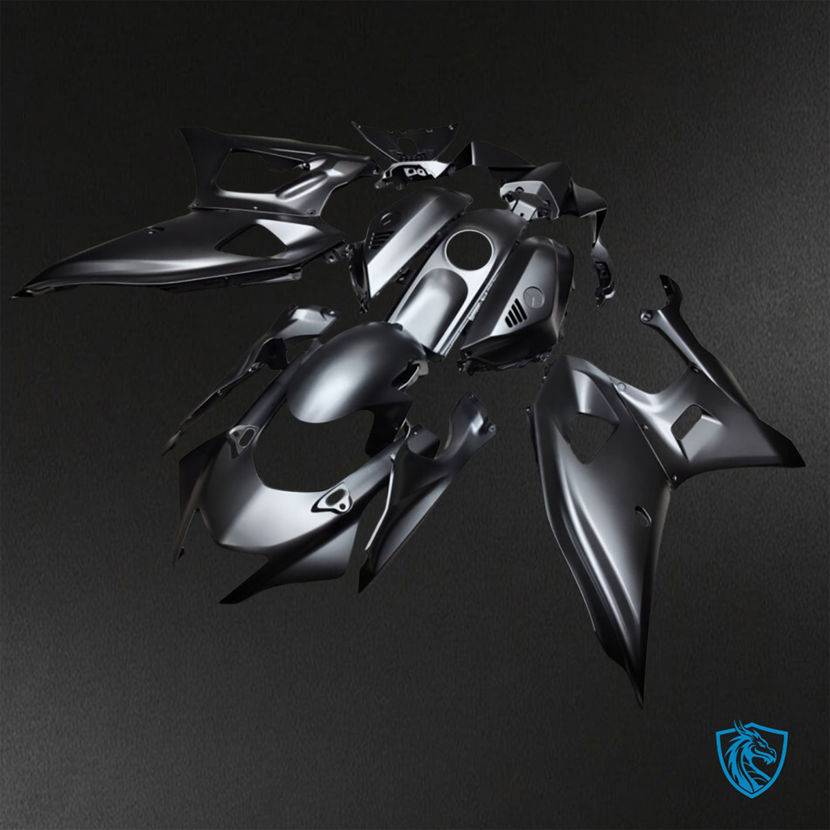 Yamaha R7 (2021-2025) Matte Black Fairings Kit - Aftermarket ABS Bodywork