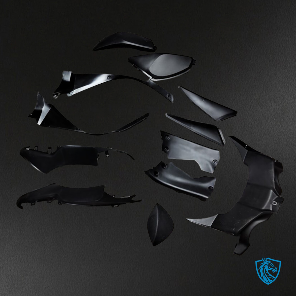 Yamaha R7 (2021-2025) Matte Black Fairings Kit - Aftermarket ABS Bodywork