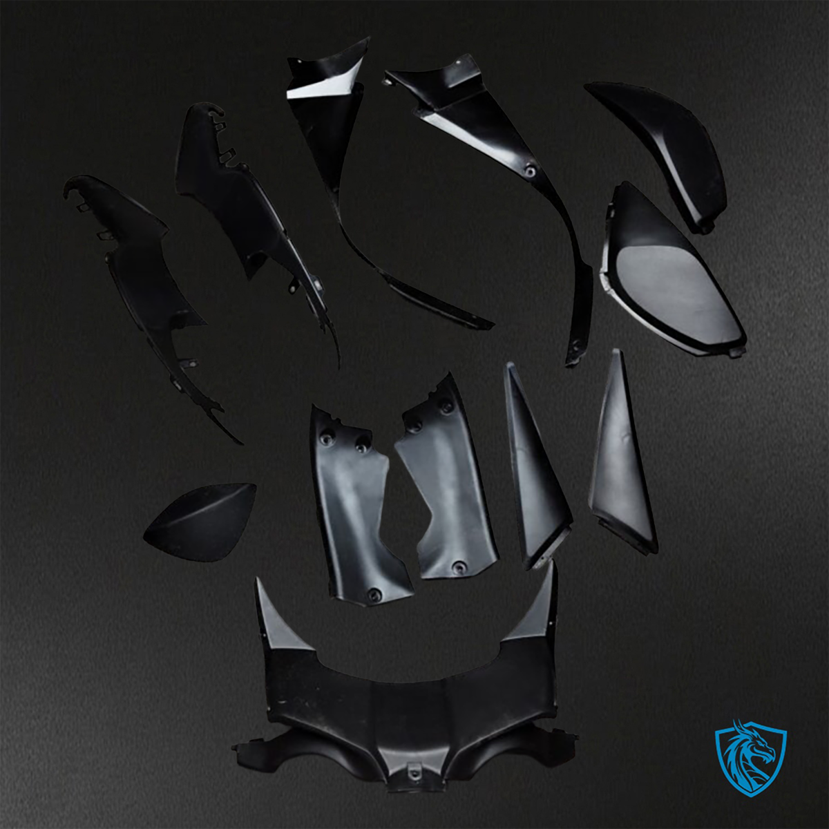 Yamaha R7 (2021-2025) Matte Black Fairings Kit - Aftermarket ABS Bodywork