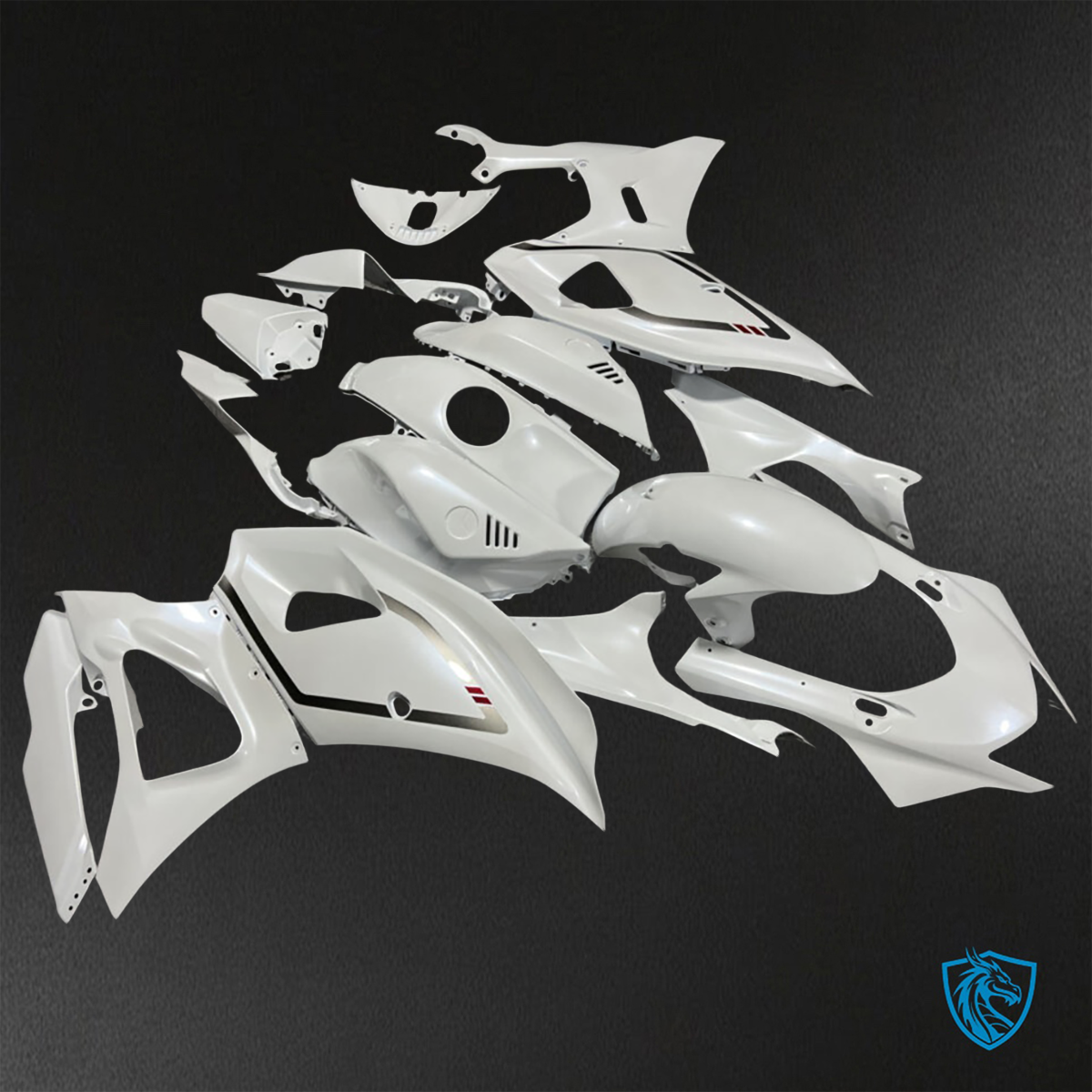 Yamaha R7 (2021-2025) Pearl White - Custom ABS Fairing Kit