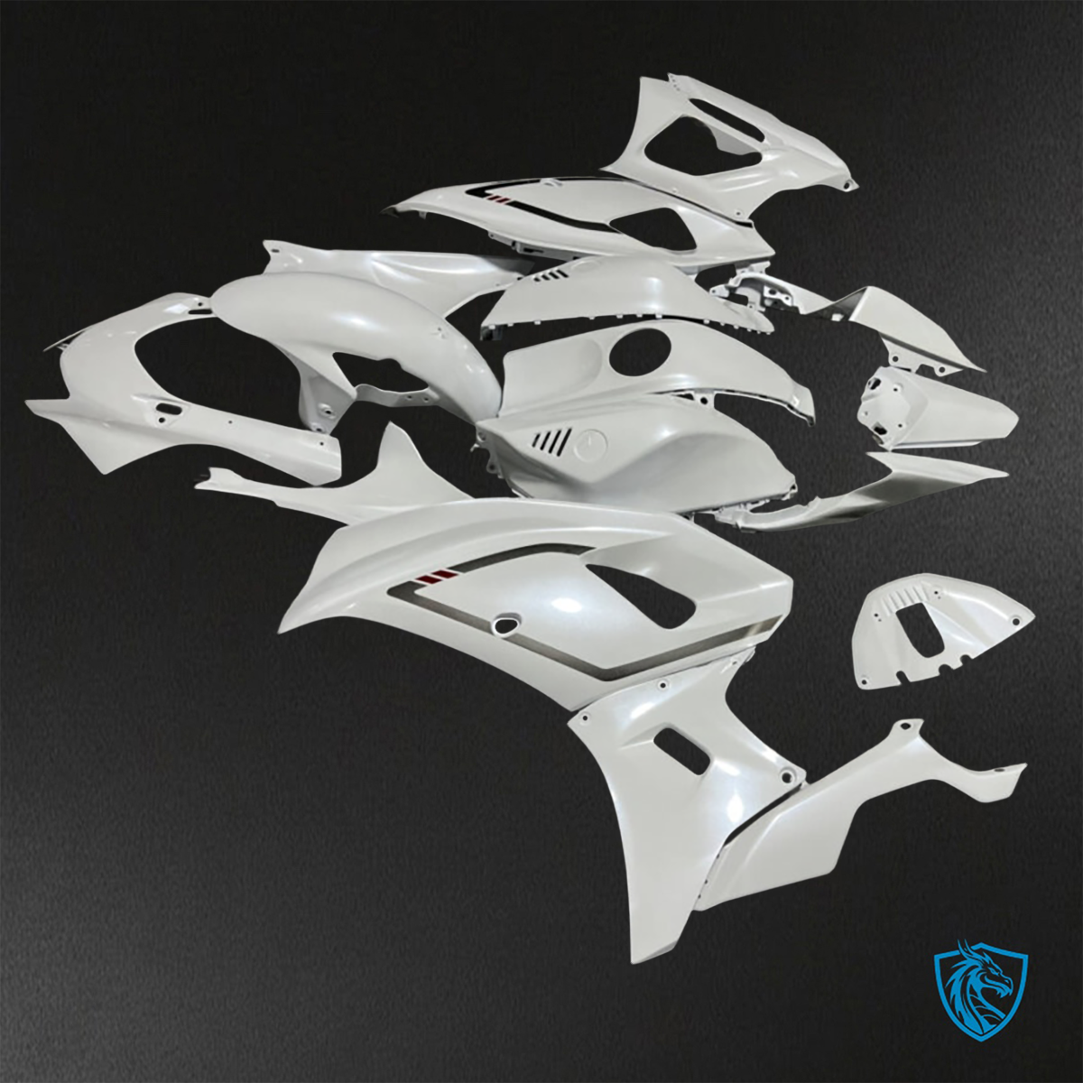 Yamaha R7 (2021-2025) Pearl White - Custom ABS Fairing Kit