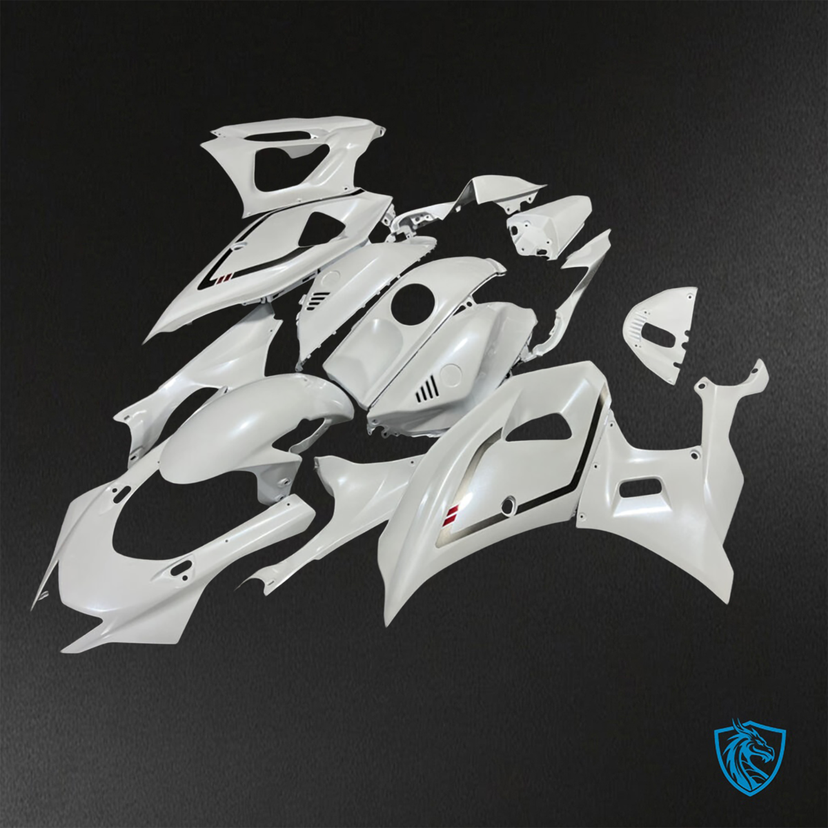 Yamaha R7 (2021-2025) Pearl White - Custom ABS Fairing Kit
