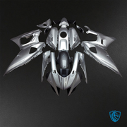 Silver Metallic Carbon Fiber