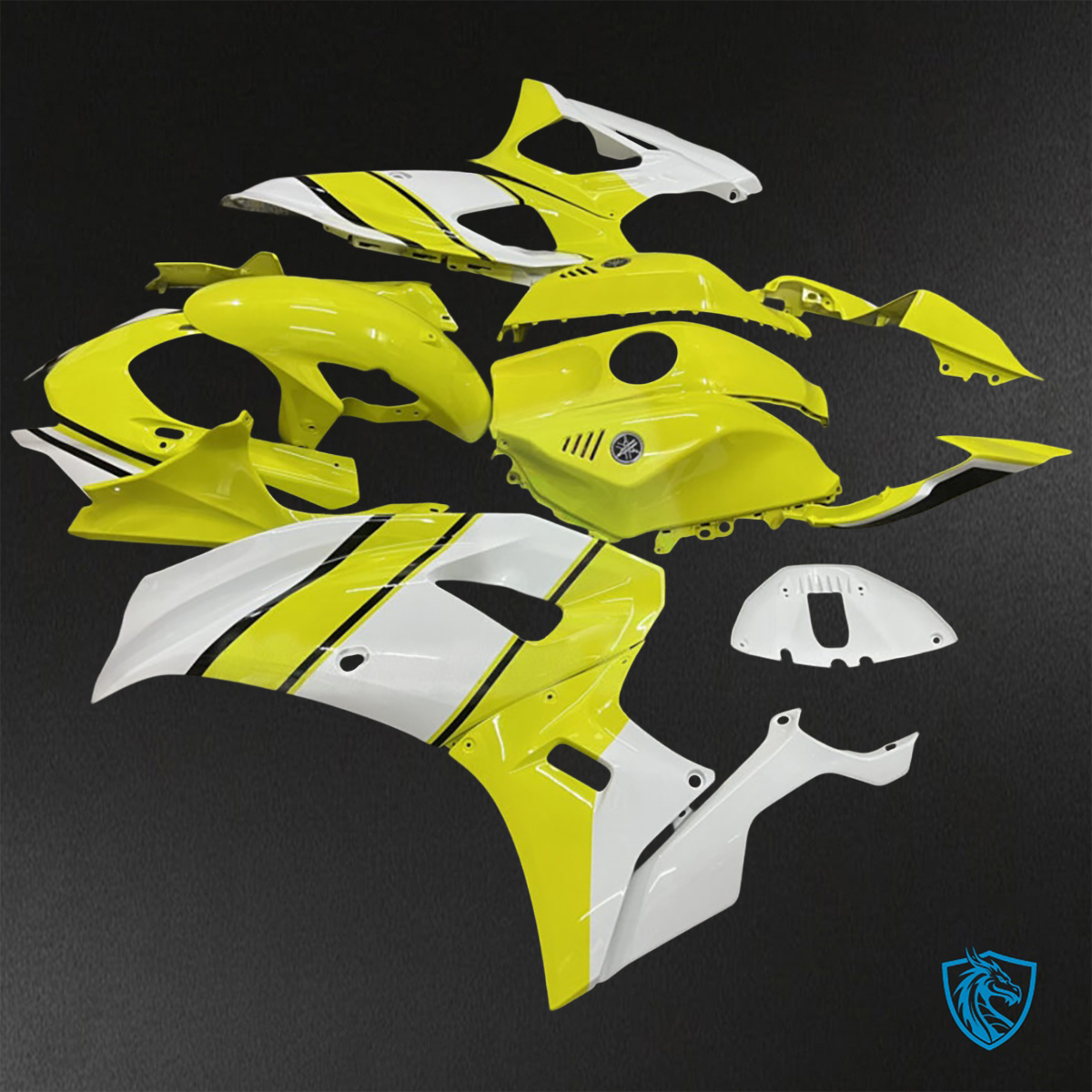 Yamaha R7 (2021-2025) Yellow & White ABS Bodywork - Fairings Kit