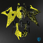 Yellow & Black Split Pattern