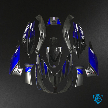 Yamaha T-Max (2001-2007) Blue & Black Fairing Kit | ABS Bodywork