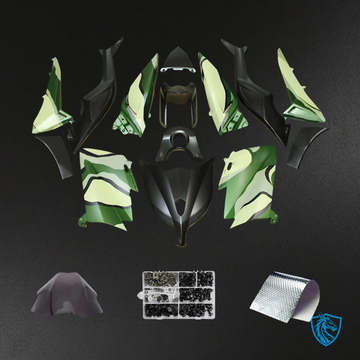 Yamaha T-Max TMAX530 (2012-2014) Army Green & Black - Custom ABS Fairing Set