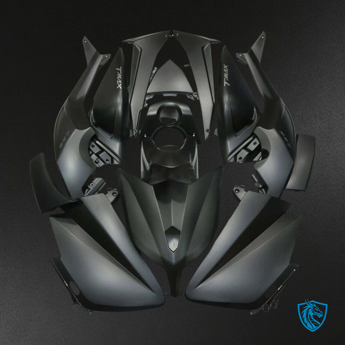 Yamaha T-Max TMAX530 (2012-2014) Black - Custom ABS Fairing Set