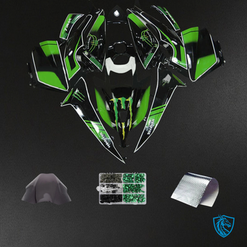 Yamaha T-Max TMAX530 (2012-2014) Black & Green Fairing Kit | ABS Bodywork