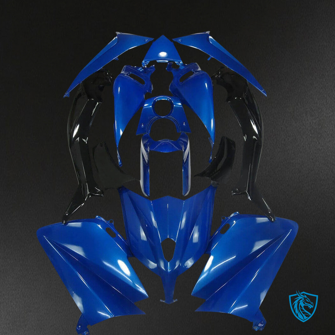 Yamaha T-Max TMAX530 (2012-2014) Blue & Black Fairing Kit | ABS Bodywork