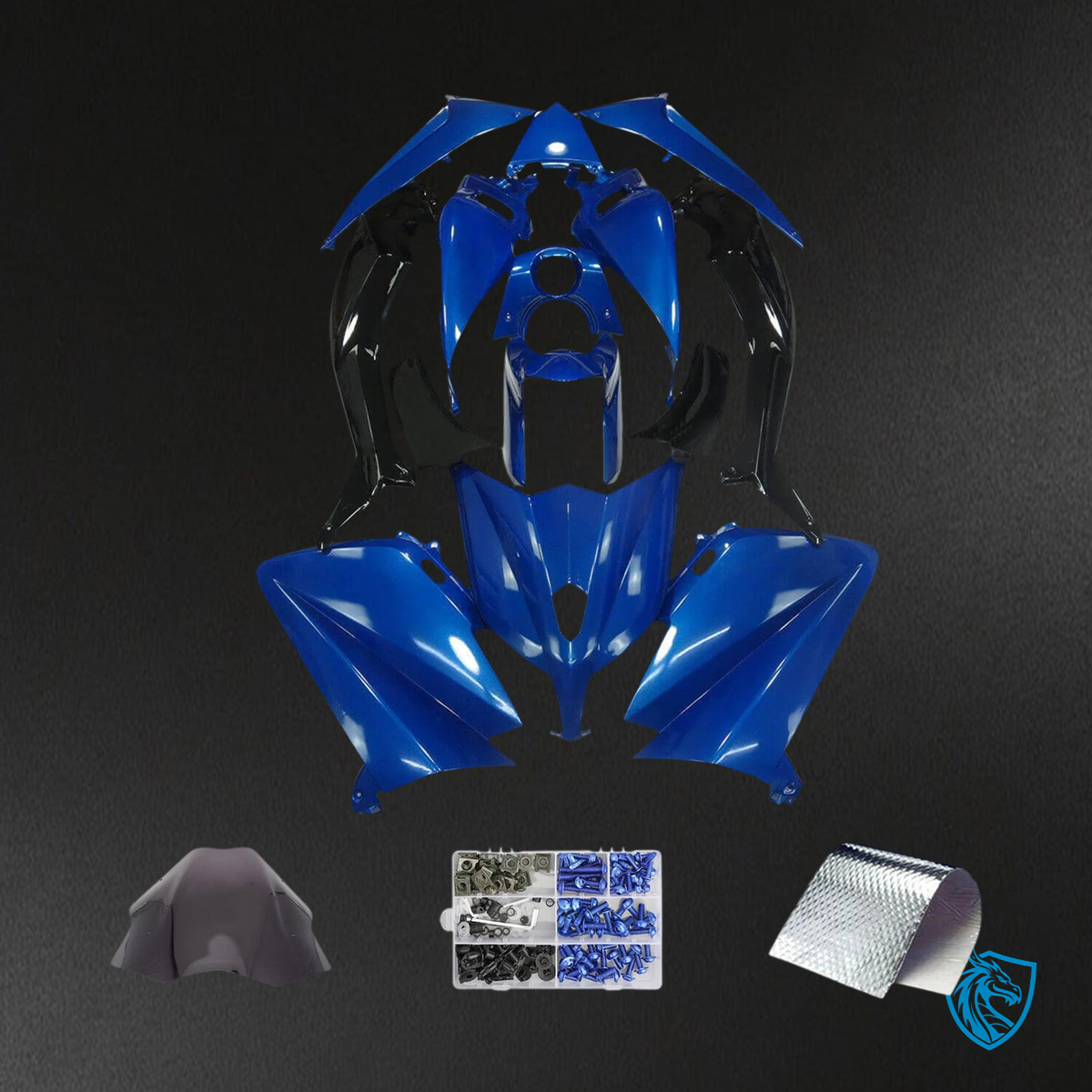 Yamaha T-Max TMAX530 (2012-2014) Blue & Black Fairing Kit | ABS Bodywork