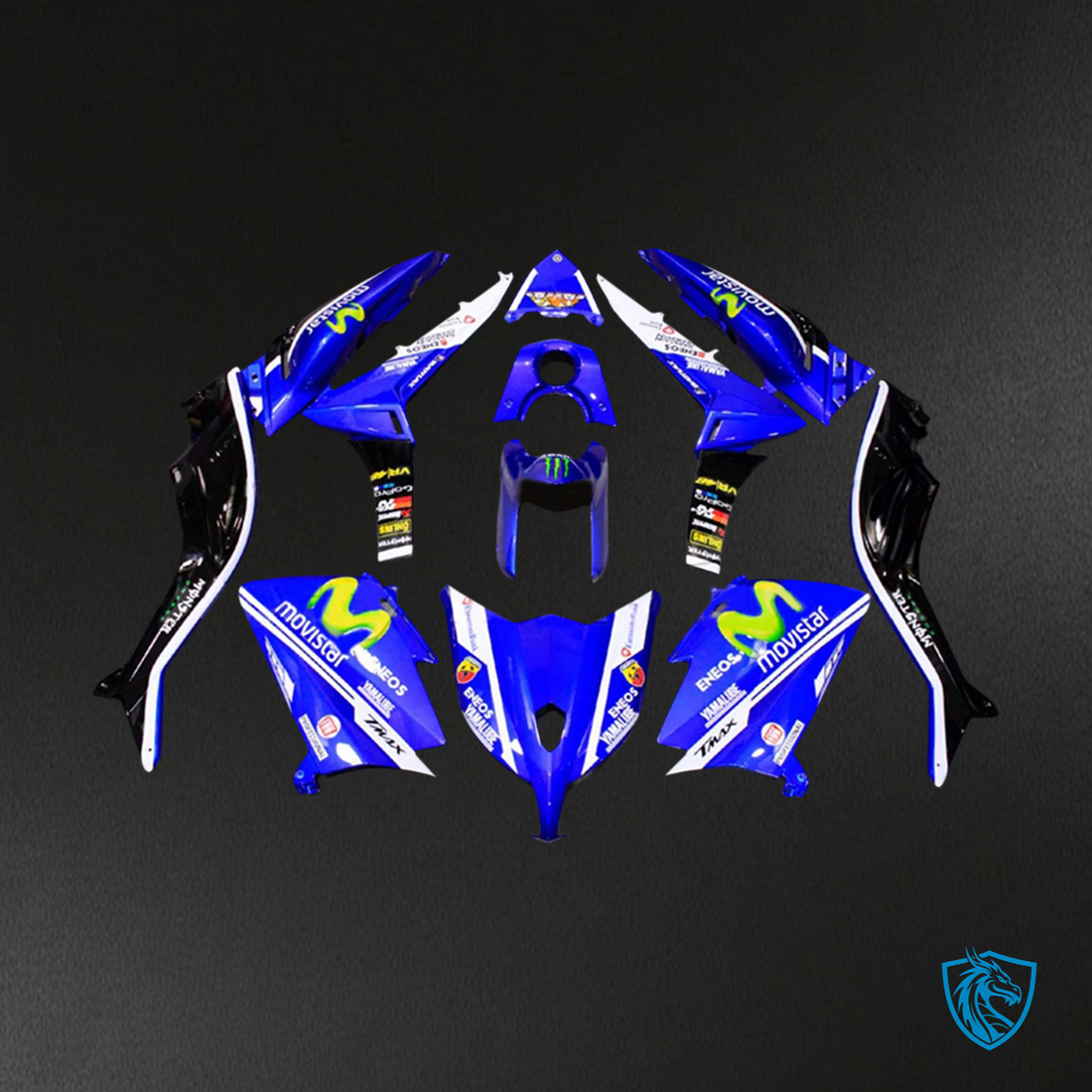 Yamaha T-Max TMAX530 (2012-2014) Blue & Yellow Fairing Kit | ABS Bodywork