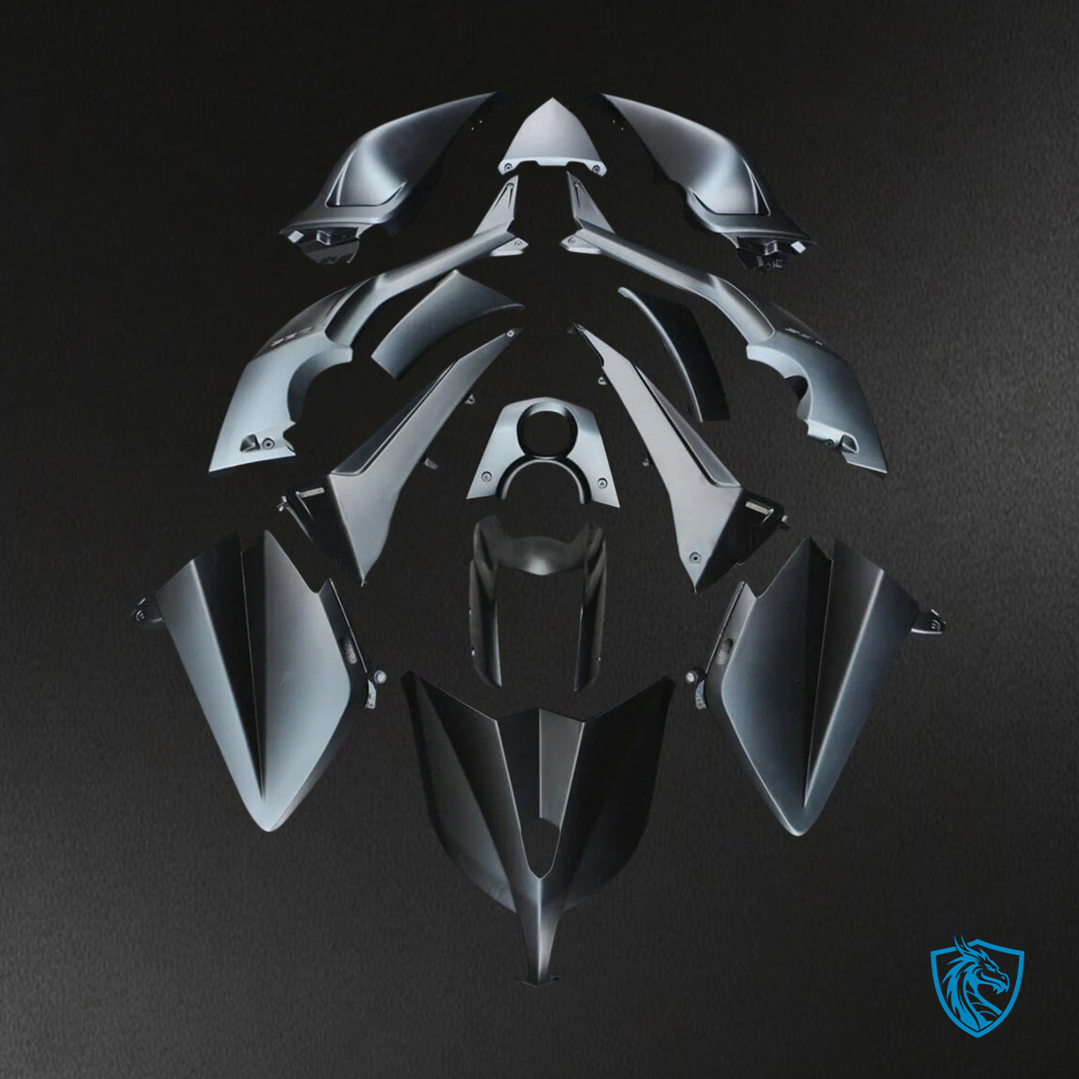 Yamaha T-Max TMAX530 (2012-2014) Matte Black - Fairing Kit | ABS Bodywork