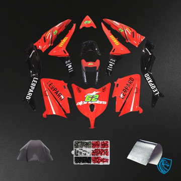 Yamaha T-Max TMAX530 (2012-2014) Orange & Black - Custom ABS Fairing Kit