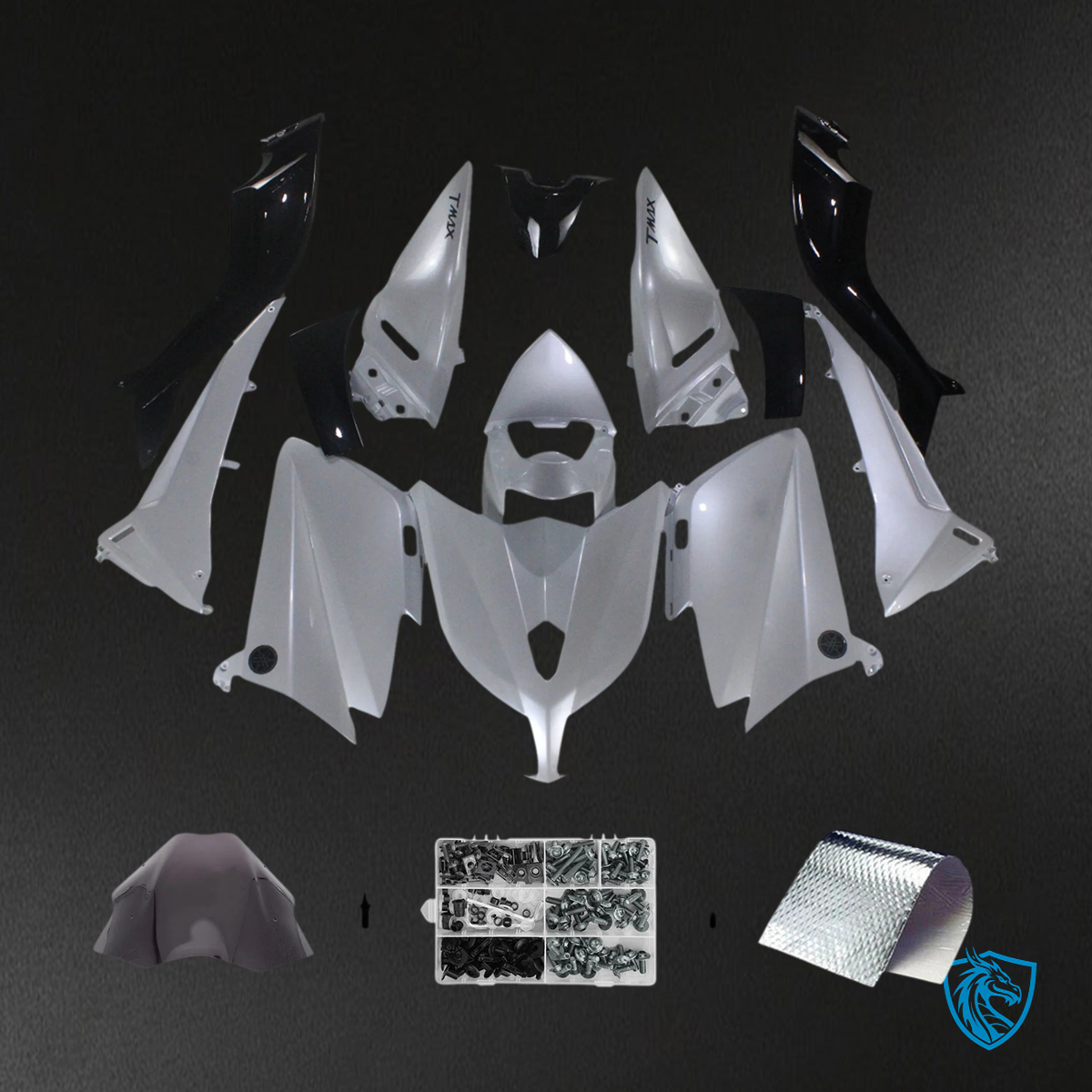 Yamaha T-Max TMAX530 (2012-2014) Pearl White - MERGEment Motorcycle Fairings Kit