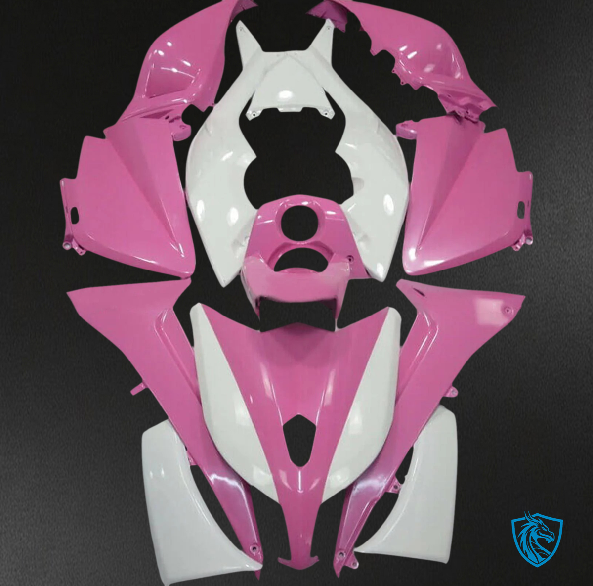 Yamaha T-Max TMAX530 (2012-2014) Pink & White Fairing Kit - Aftermarket ABS Bodywork