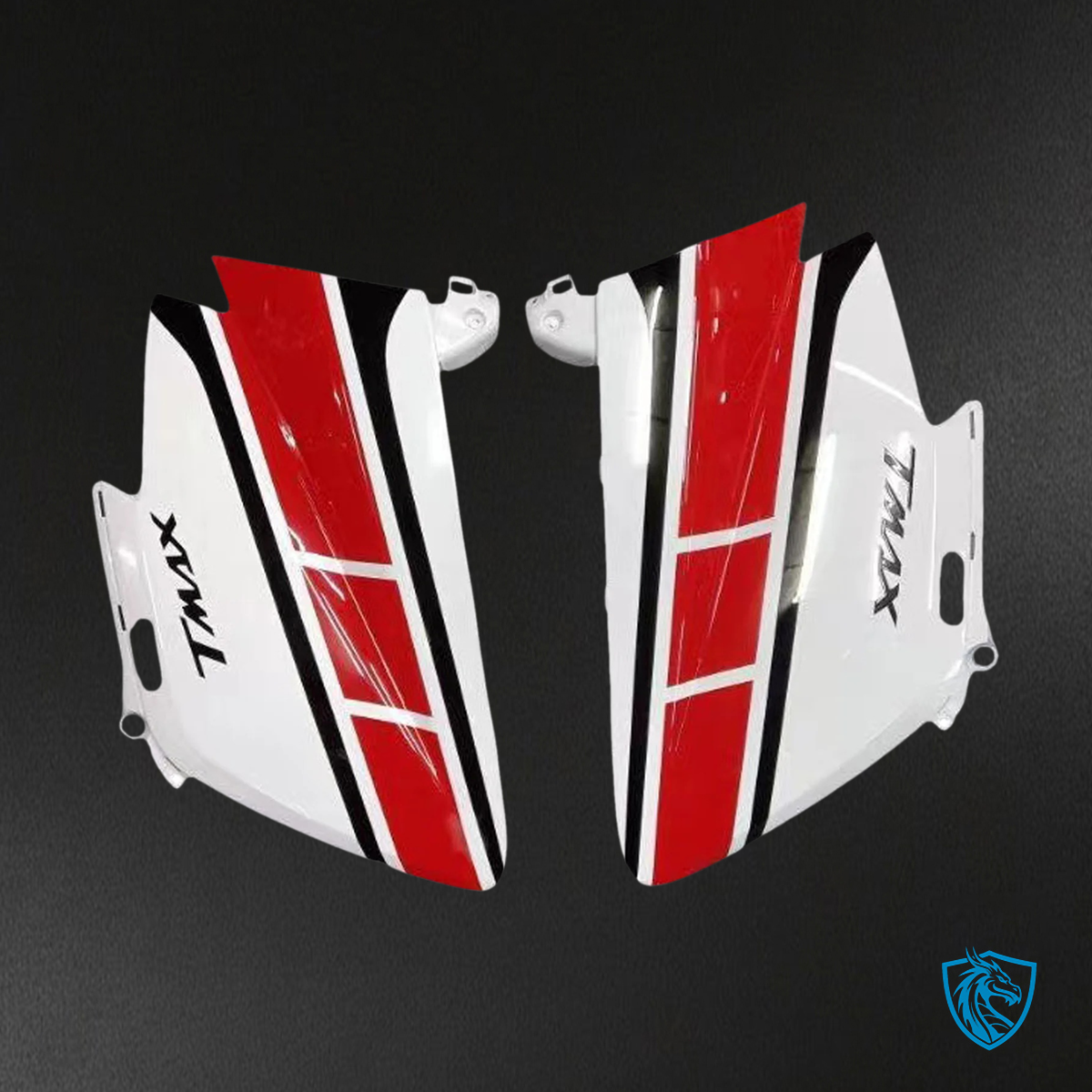 Yamaha T-Max TMAX530 (2012-2014) Red & White Style 1 Fairing Kit - Aftermarket ABS Bodywork