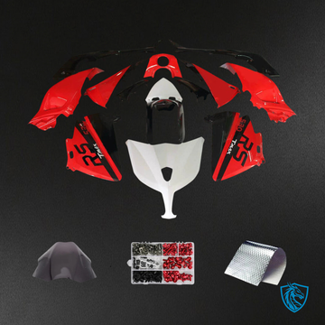 Yamaha T-Max TMAX530 (2012-2014) Red & White Style 2 - Custom ABS Fairing Kit