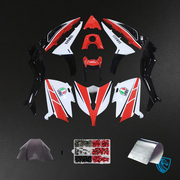 Yamaha T-Max TMAX530 (2012-2014) Red & White Style 4 Fairing Kit | ABS Bodywork