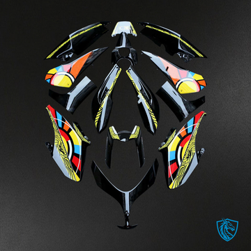 Yamaha T-Max XP500 (2008-2012) Gloss Multicolor - Custom ABS Fairing Kit