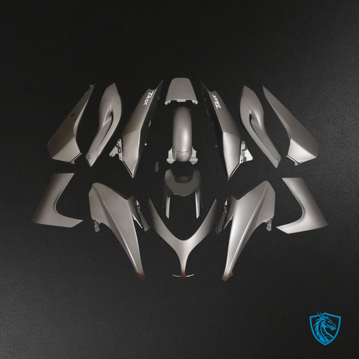 Yamaha T-Max XP500 (2008-2012) Matte Gray - Custom ABS Fairing Kit