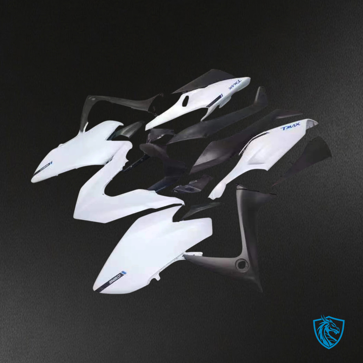 Yamaha TMAX560 (2019-2021) White Fairing Kit - Custom ABS Fairing Kit