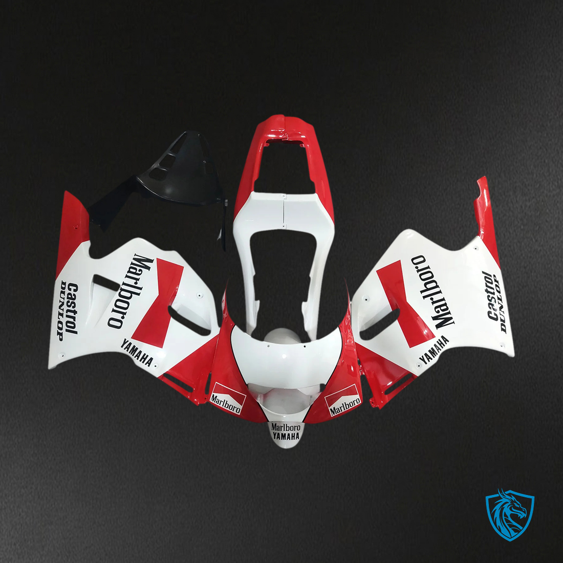Yamaha TZR 250 (1991-1994) Red, White & Black Logos Fairing Kit - Aftermarket ABS Bodywork