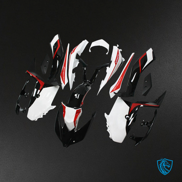 Yamaha XMAX300 (2017-2021) Red & Black Style 1 - Custom ABS Fairing Kit