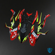 Red & Yellow Shark teeth