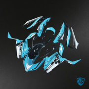 Sky Blue & Black