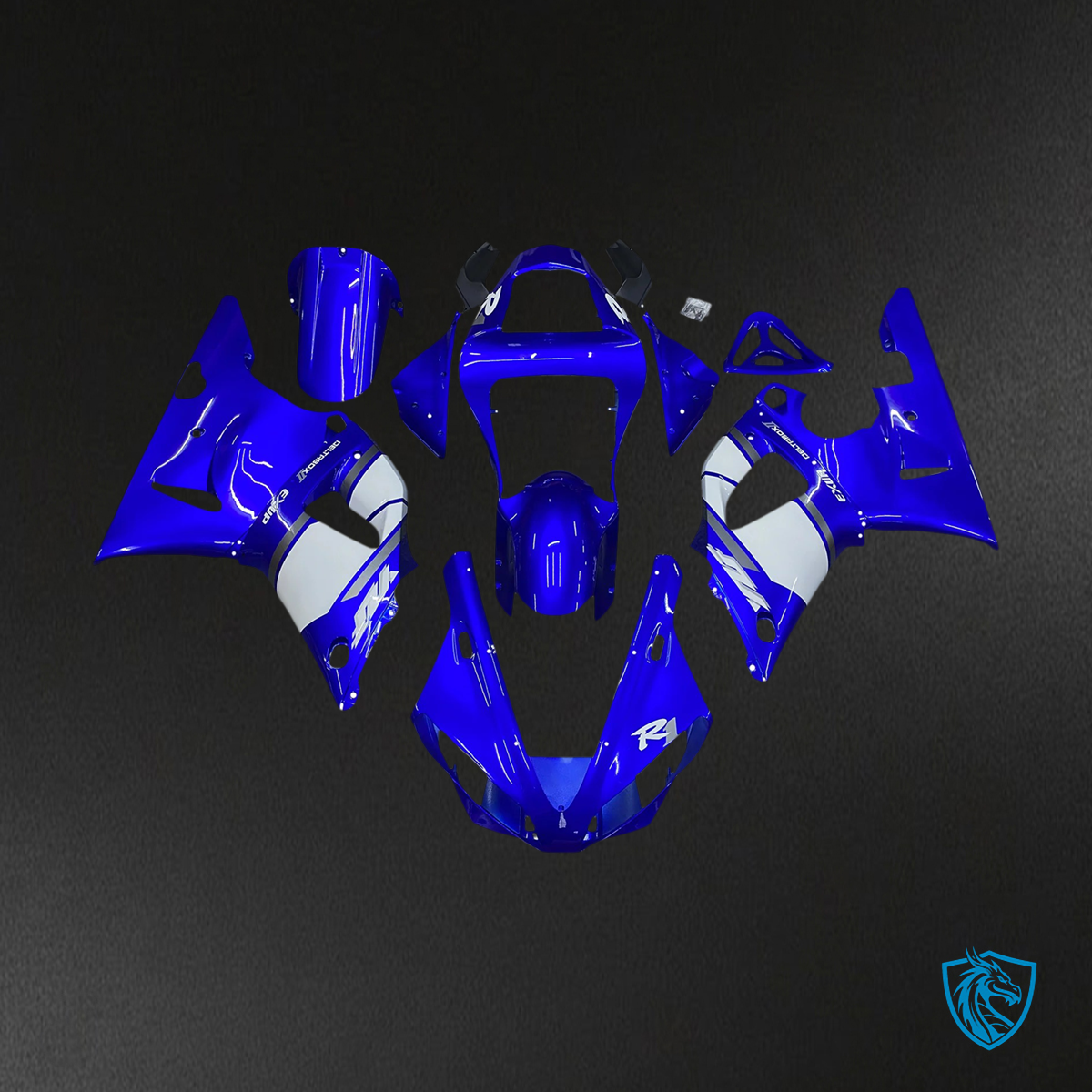 Yamaha YZF-R1 (2000-2001) Blue - MERGEment Motorcycle Fairing Kit