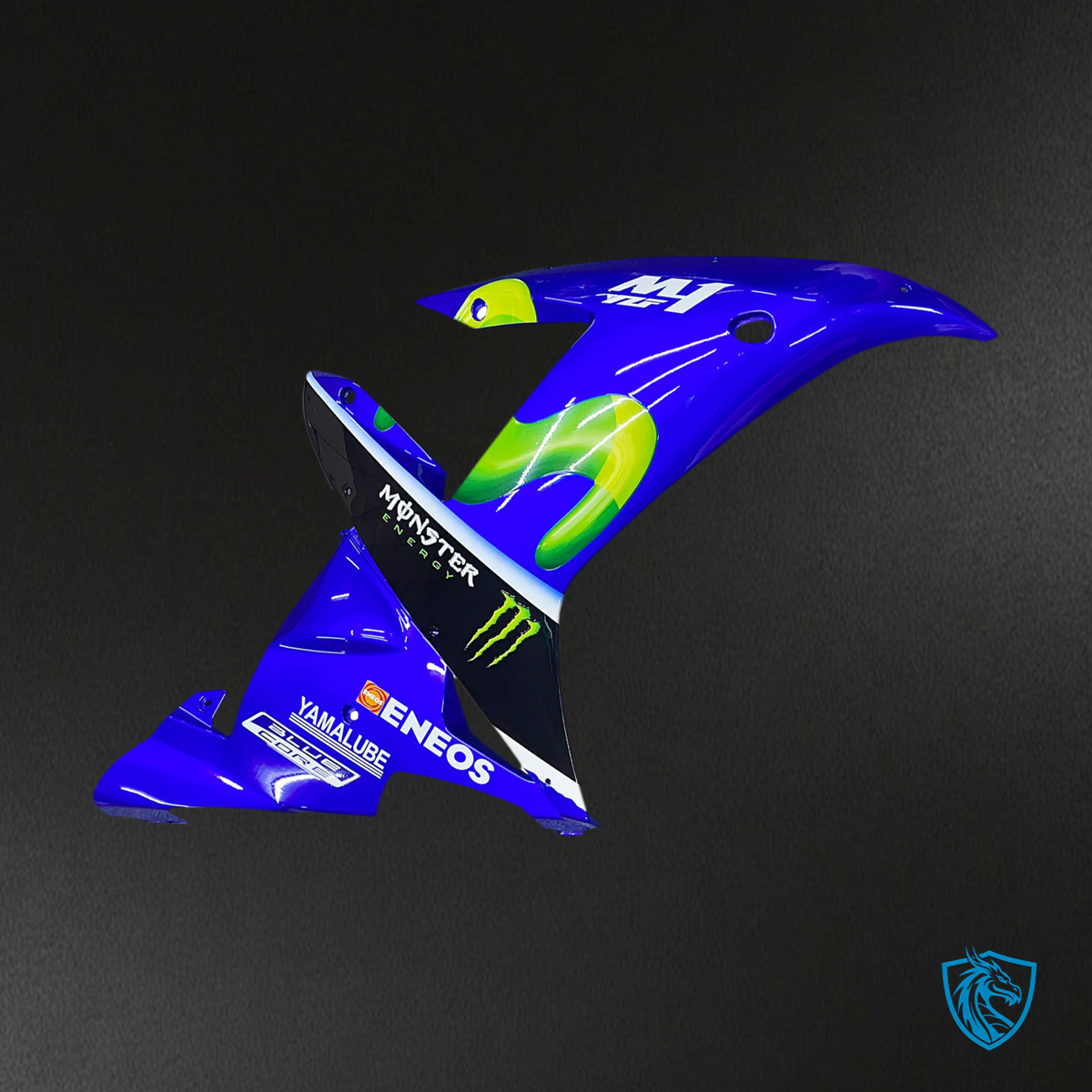 Yamaha YZF-R1 (2002-2003) Blue & Yellow Style 2 Fairing Kit - ABS Bodywork