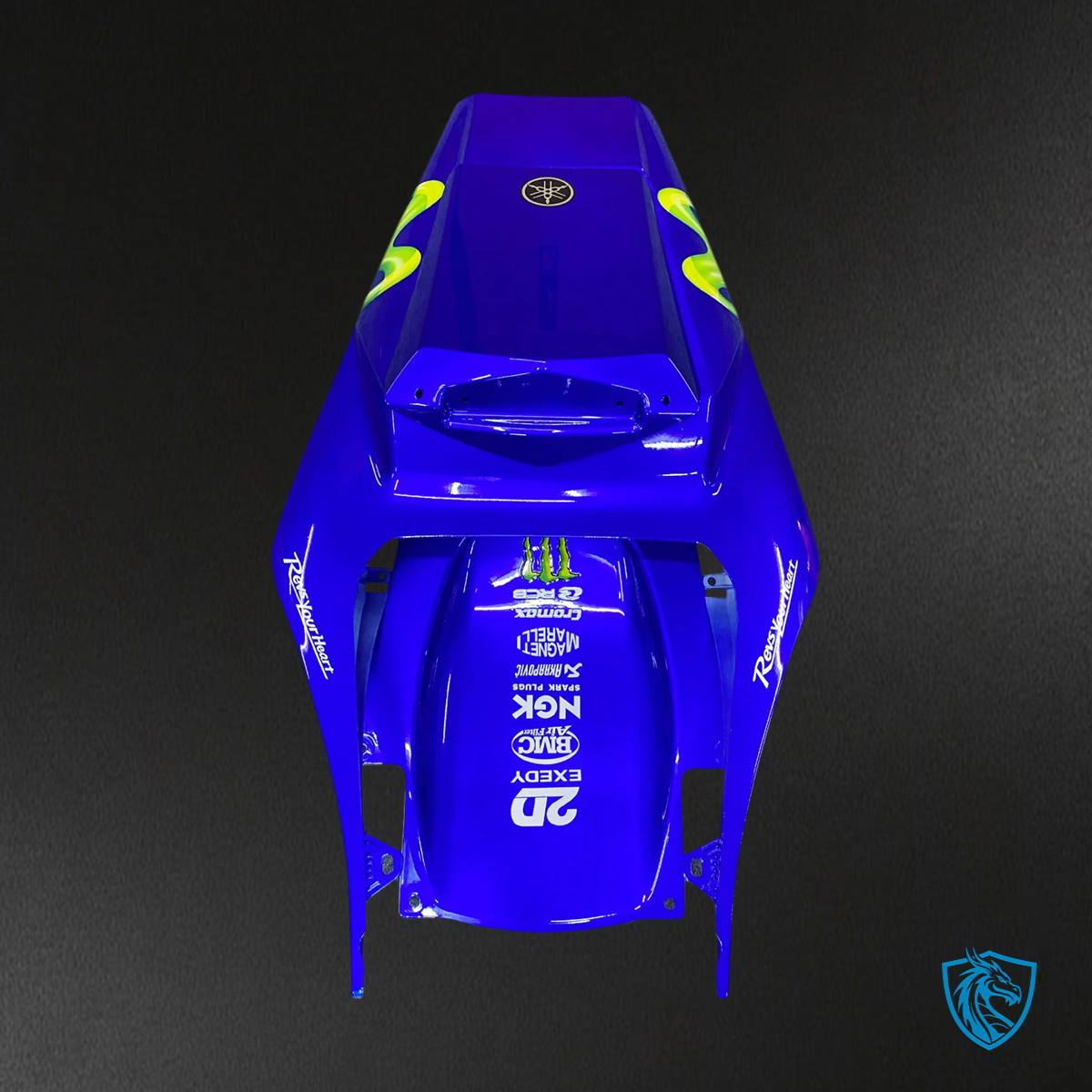 Yamaha YZF-R1 (2002-2003) Blue & Yellow Style 2 Fairing Kit - ABS Bodywork