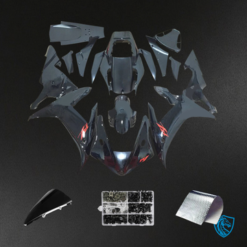 Yamaha YZF-R1 (2002-2003) Gloss Black with Logo - Aftermarket Fairing Kit