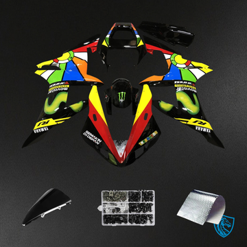 Yamaha YZF-R1 (2002-2003) Multicolor - MERGEment Motorcycle Fairing Kit
