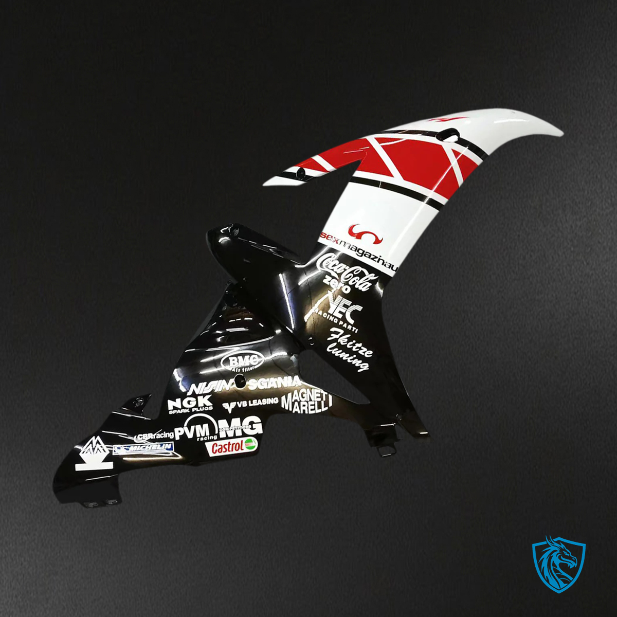 Yamaha YZF-R1 (2002-2003) Red & White Style 2 - MERGEment Fairing Kit