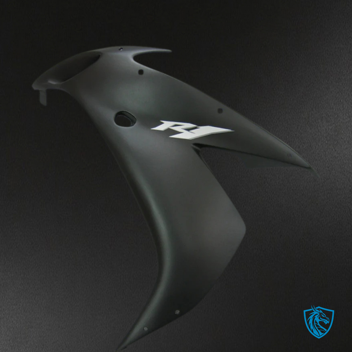 Yamaha YZF-R1 (2004-2006) Black with Logos - MERGEment Motorcycle Fairing Kit