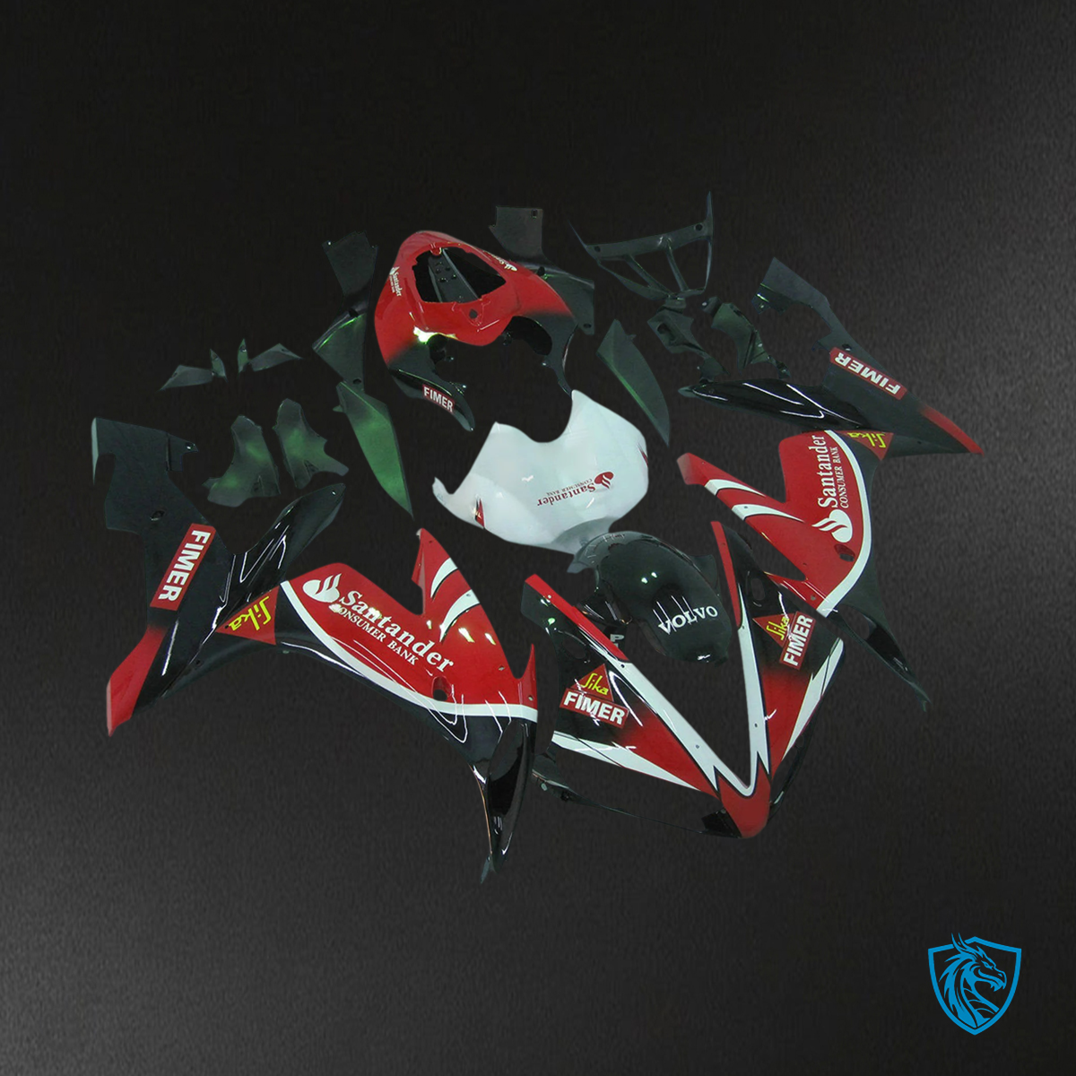 Yamaha YZF-R1 (2004-2006) Red - MERGEment Motorcycle Fairing Kit