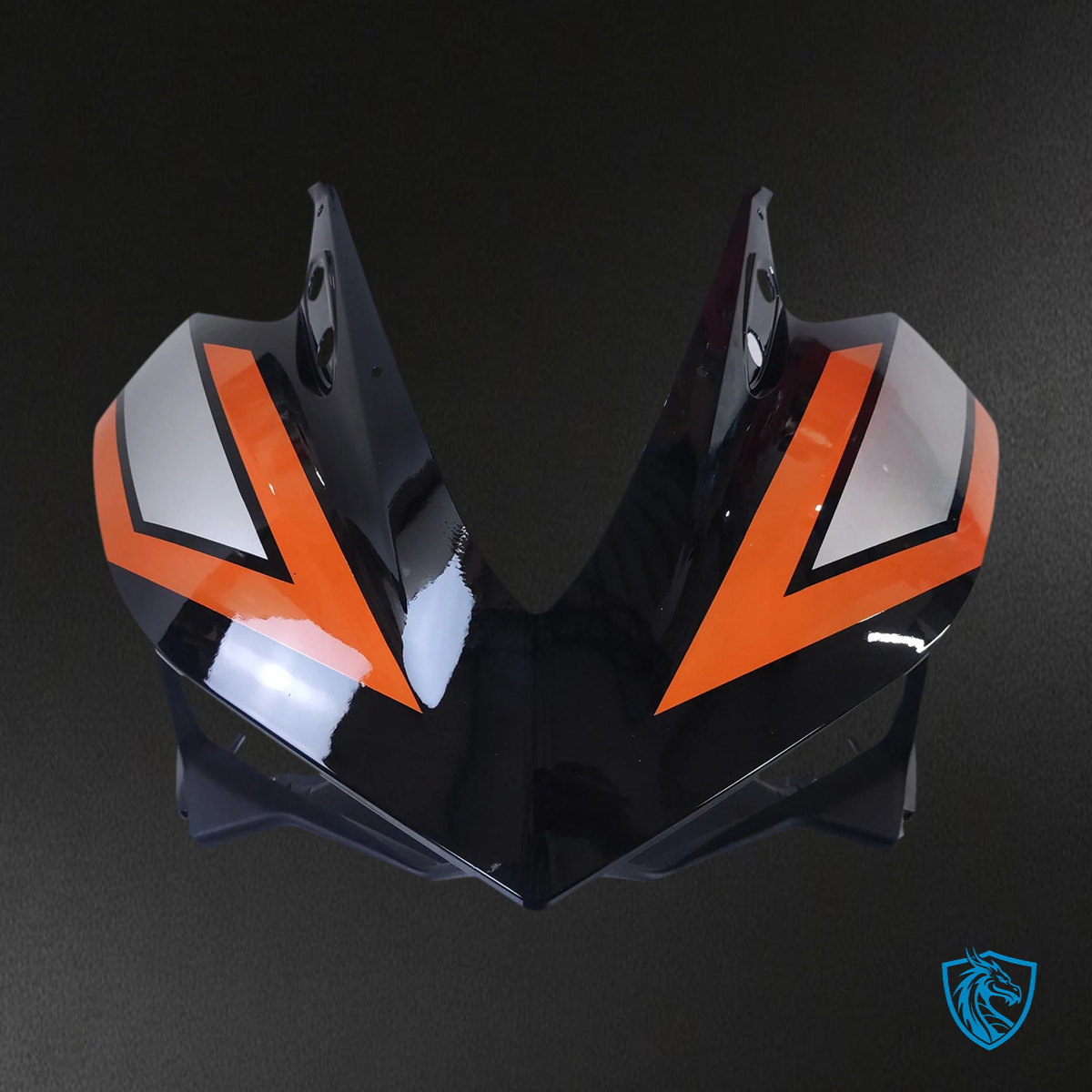 Yamaha YZF-R3 (2014-2018) R25 (2015-2017) Black & Orange - MERGEment Motorcycle Fairings Kit