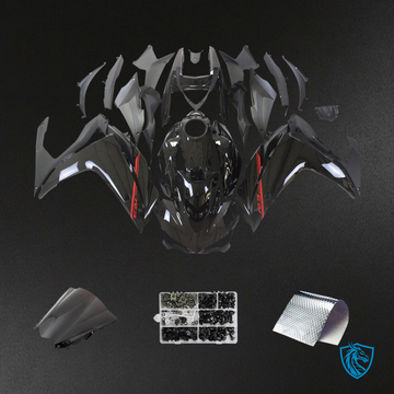 Yamaha YZF-R3 (2014-2018) R25 (2015-2017) Black & Red Style2 Fairing Kit | ABS Bodywork