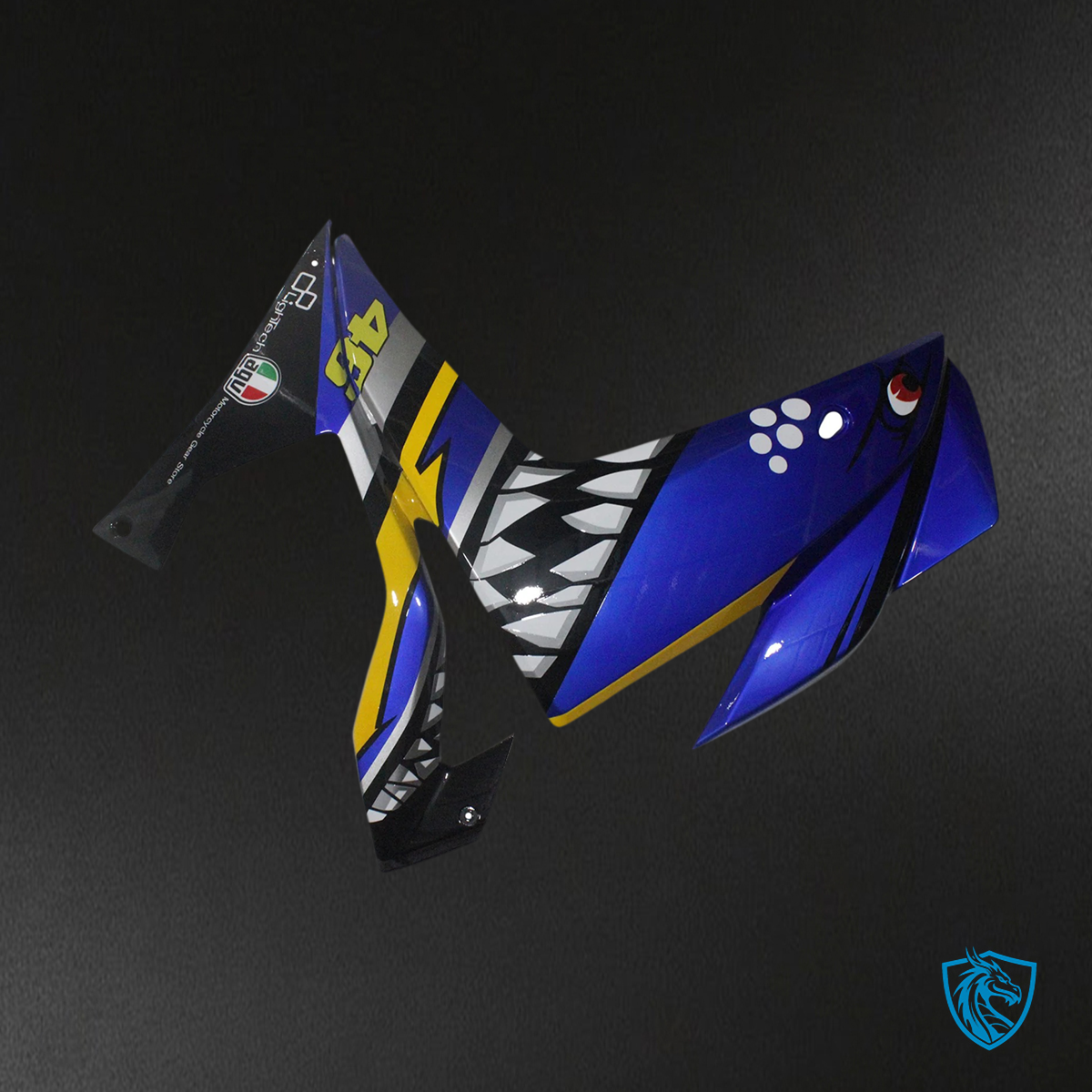 Yamaha YZF-R3 (2014-2018) R25 (2015-2017) Blue & Yellow Style3 - Custom ABS Fairing Set